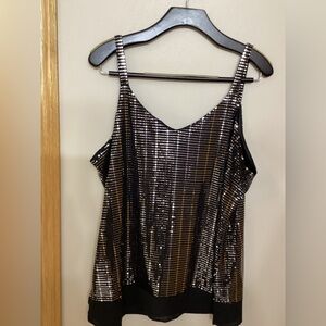 Ricki's Black and Silver Camisole